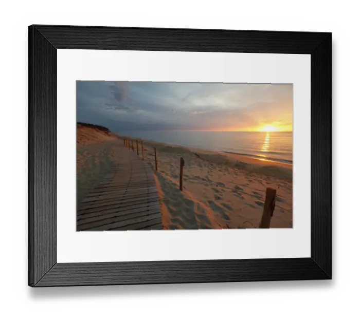 Framed Print : Evening on the beach in Arcachon, boardwalk, disabled access to the beach, France, Europe, Atlantic Coast Framed Print : Evening on the beach in Arcachon, boardwalk, disabled access to the beach, France, Europe, Atlantic Coast