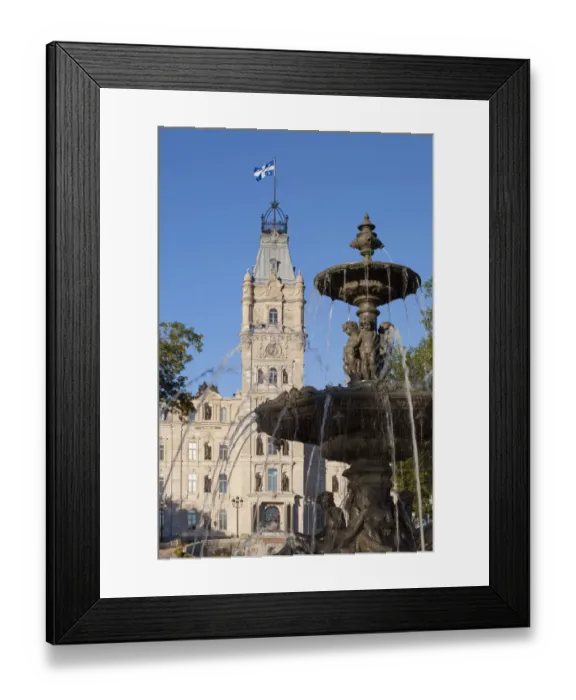 Framed Print : Fontaine de Tourny, Tourny fountain, Quebec Parliament Building, National Assembly of Quebec, Quebec, Canada Framed Print : Fontaine de Tourny, Tourny fountain, Quebec Parliament Building, National Assembly of Quebec, Quebec, Canada