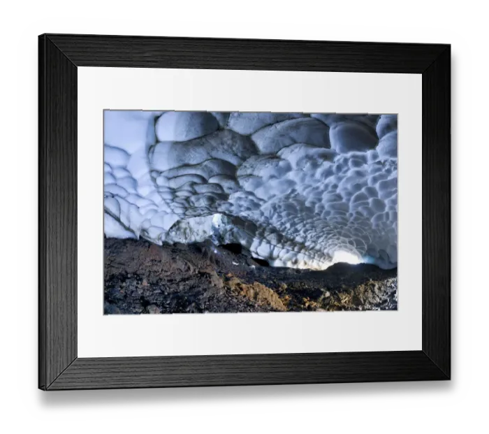 Framed Print : Ishellir ice cave, Hrafntinnusker, Landmannalaugar, Iceland Framed Print : Ishellir ice cave, Hrafntinnusker, Landmannalaugar, Iceland