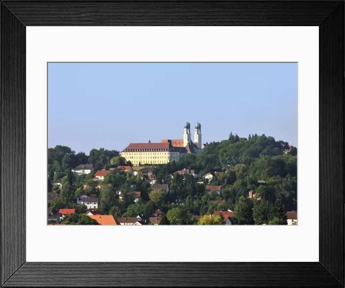 Framed Print : Benedictine Abbey of Schweiklberg, Vilshofen, Lower Bavaria, Bavaria, Germany, Europe, PublicGround Framed Print : Benedictine Abbey of Schweiklberg, Vilshofen, Lower Bavaria, Bavaria, Germany, Europe, PublicGround