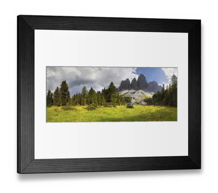 Framed Print : Panoramic view on Adolf-Munkel-Weg trail, Geisler massif, Villnoesstal valley, Geisler group, Dolomites, province of Bolzano-Bozen, Italy, Europe Framed Print : Panoramic view on Adolf-Munkel-Weg trail, Geisler massif, Villnoesstal valley, Geisler group, Dolomites, province of Bolzano-Bozen, Italy, Europe