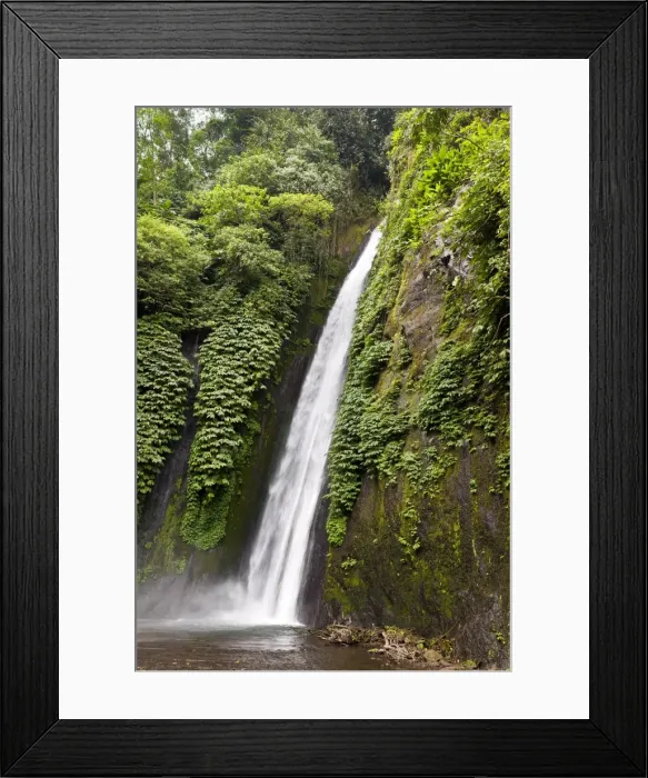 Framed Print : Waterfall near Munduk, North Bali, Bali, Indonesia, Southeast Asia, Asia Framed Print : Waterfall near Munduk, North Bali, Bali, Indonesia, Southeast Asia, Asia