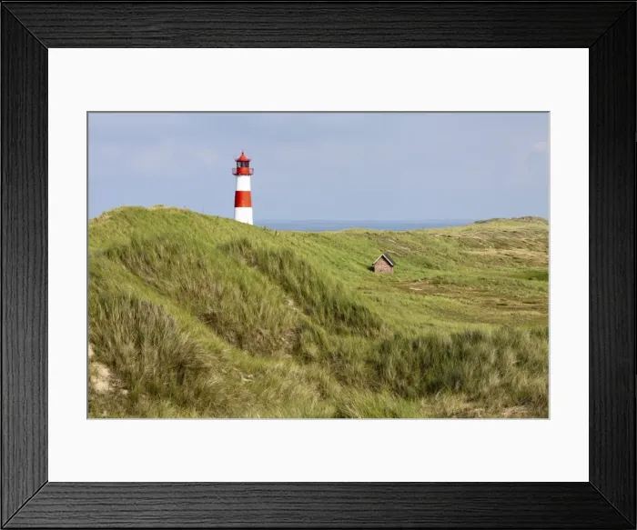 Framed Print : Lighthouse of List Ost on the Sylt peninsula of Ellenbogen, Sylt, North Frisia, Schleswig-Holstein, Germany, Europe, PublicGround Framed Print : Lighthouse of List Ost on the Sylt peninsula of Ellenbogen, Sylt, North Frisia, Schleswig-Holstein, Germany, Europe, PublicGround