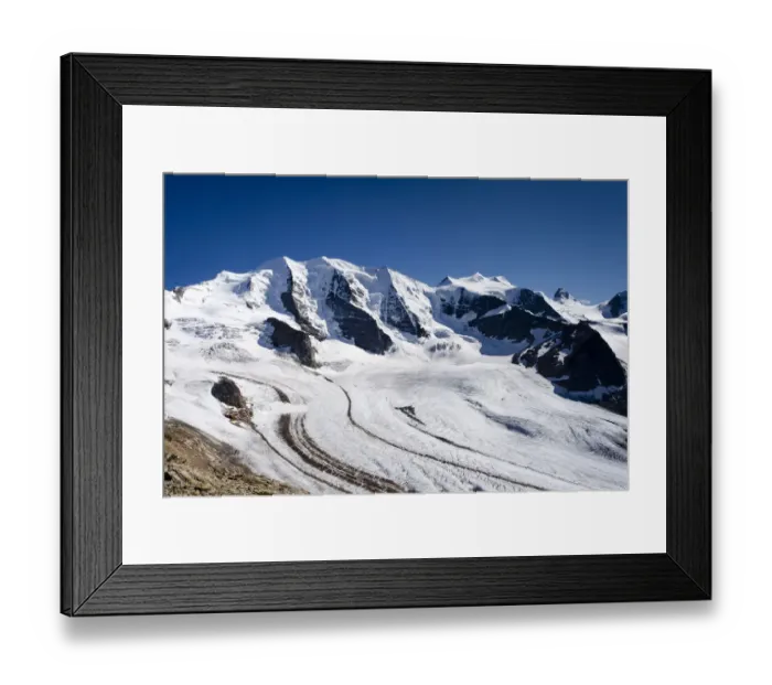 Framed Print : Mt Piz Palu in the back, Mt Bllavista on the right, Pers Glacier at front, Grisons, Switzerland, Europe Framed Print : Mt Piz Palu in the back, Mt Bllavista on the right, Pers Glacier at front, Grisons, Switzerland, Europe
