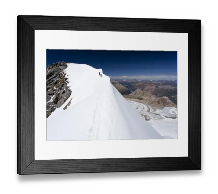 Framed Print : Summit ridge of Piz Palue mountain, Morteratsch Glacier below, canton of Graubuenden, Grisons, Switzerland, Europe Framed Print : Summit ridge of Piz Palue mountain, Morteratsch Glacier below, canton of Graubuenden, Grisons, Switzerland, Europe