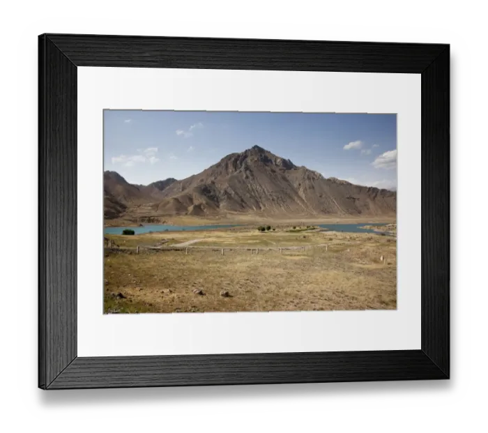 Framed Print : Mountain landscape, Bazar-Korgon, Jalal-Abad Province, Kyrgyzstan Framed Print : Mountain landscape, Bazar-Korgon, Jalal-Abad Province, Kyrgyzstan