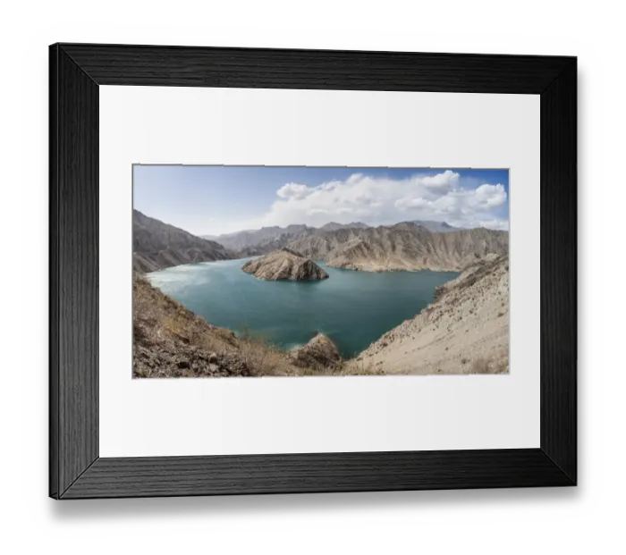 Framed Print : Toktogul Dam, reservoir, Jalah-Abad, Kyrgyzstan Framed Print : Toktogul Dam, reservoir, Jalah-Abad, Kyrgyzstan