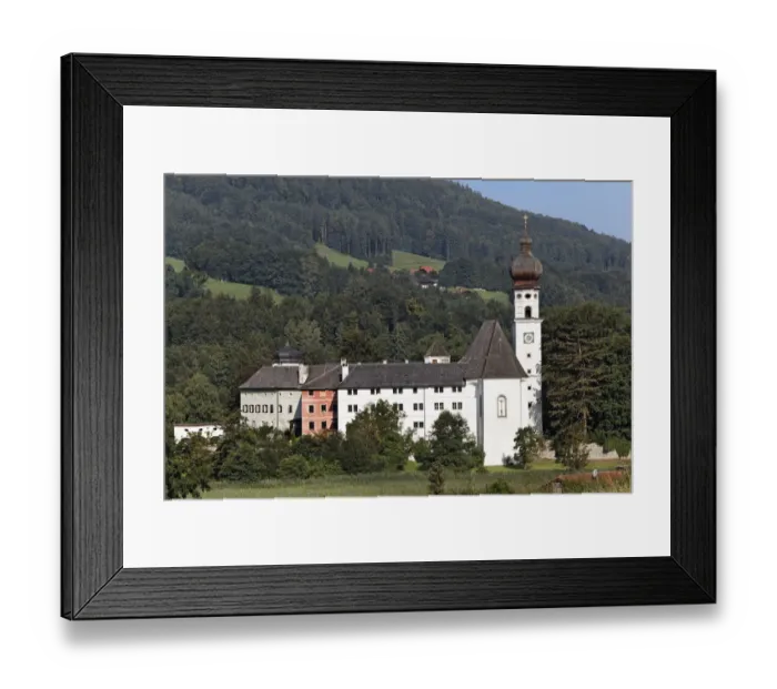 Framed Print : Former Hoeglwoerth monastery, municipality of Anger, Rupertiwinkel, Upper Bavaria, Bavaria, Germany, Europe, PublicGround Framed Print : Former Hoeglwoerth monastery, municipality of Anger, Rupertiwinkel, Upper Bavaria, Bavaria, Germany, Europe, PublicGround