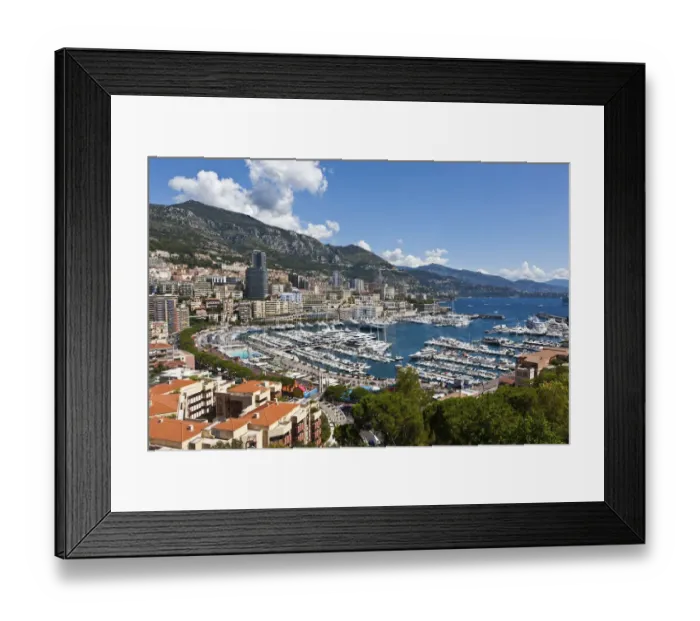Framed Print : Overlooking the harbour of Monaco, Port Hercule, Monte Carlo, principality of Monaco, Cote dAzur, Mediterranean, Europe, PublicGround Framed Print : Overlooking the harbour of Monaco, Port Hercule, Monte Carlo, principality of Monaco, Cote dAzur, Mediterranean, Europe, PublicGround