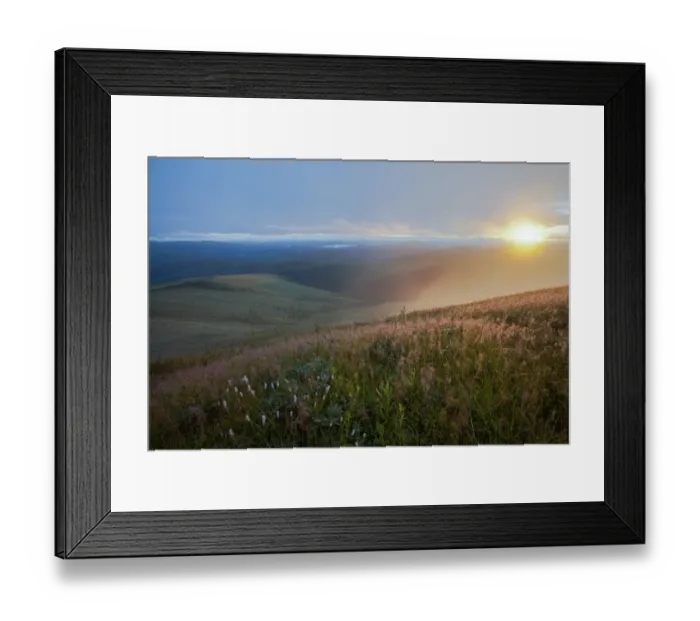Framed Print : Sunrise at the Taylor Highway, near the Chicken settlement, Alaska, United States Framed Print : Sunrise at the Taylor Highway, near the Chicken settlement, Alaska, United States