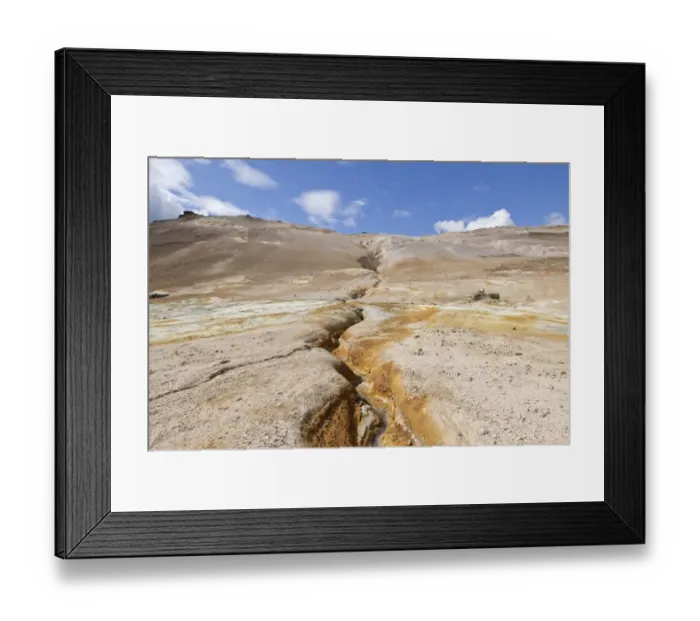 Framed Print : Hveraroend geothermal area at the foot of the Namafjall volcano, Myvatn, Iceland, Europe Framed Print : Hveraroend geothermal area at the foot of the Namafjall volcano, Myvatn, Iceland, Europe