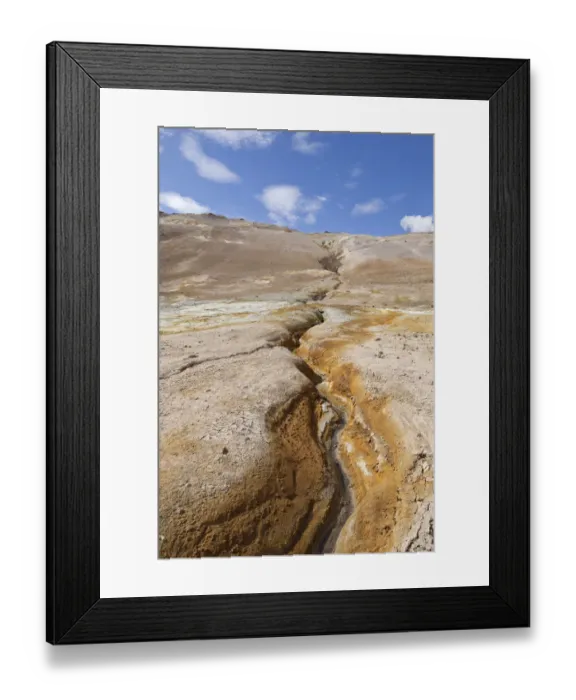 Framed Print : Hveraroend geothermal area at the foot of the Namafjall volcano, Myvatn, Iceland, Europe Framed Print : Hveraroend geothermal area at the foot of the Namafjall volcano, Myvatn, Iceland, Europe
