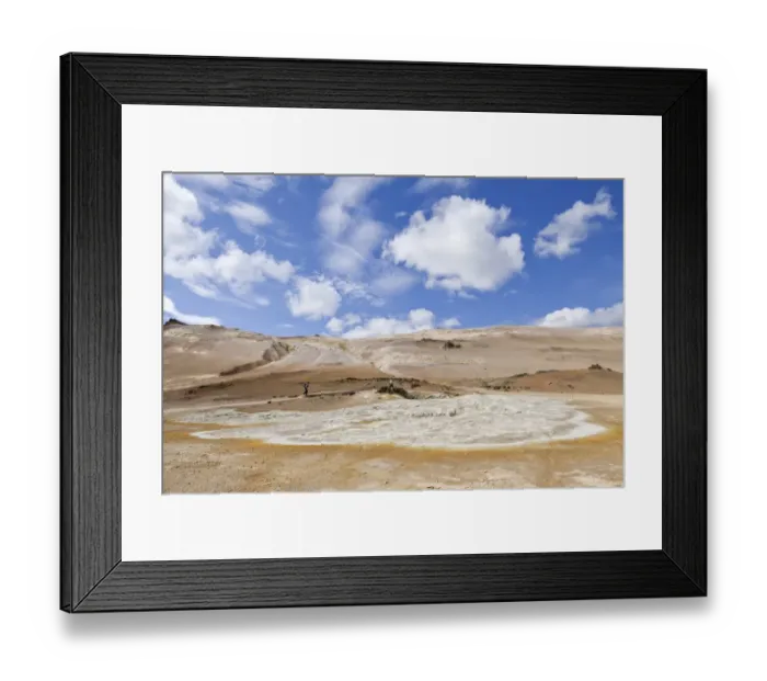 Framed Print : Sulphur and mineral deposits, Hveraroend geothermal area at the foot of the Namafjall volcano, Myvatn, Iceland, Europe Framed Print : Sulphur and mineral deposits, Hveraroend geothermal area at the foot of the Namafjall volcano, Myvatn, Iceland, Europe