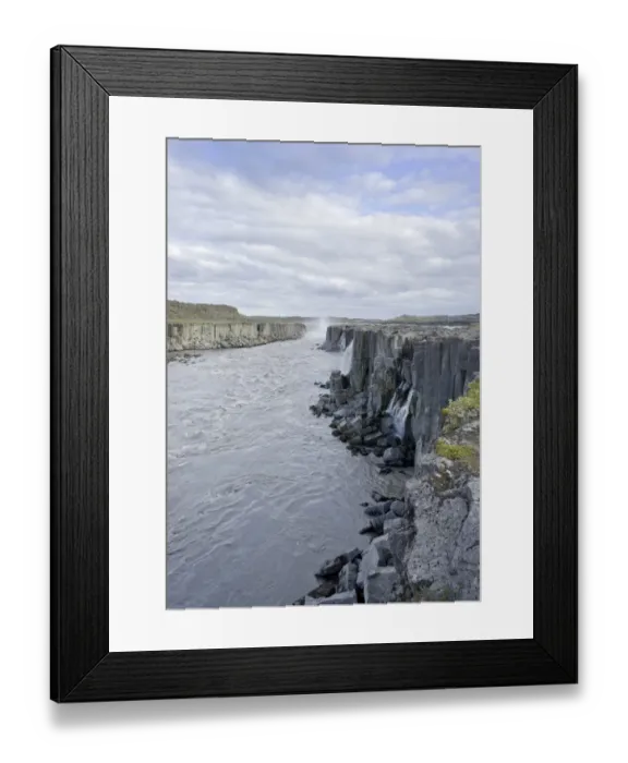 Framed Print : Selfoss, Joekulsa a Fjoellum river, Joekulsargljufur National Park, Iceland, Europe Framed Print : Selfoss, Joekulsa a Fjoellum river, Joekulsargljufur National Park, Iceland, Europe