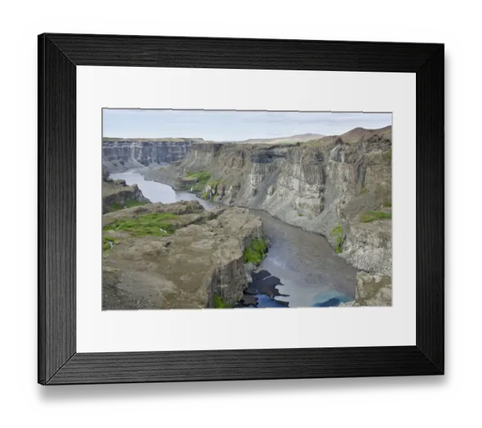 Framed Print : Canyon near the Hafragilsfoss, Joekulsa a Fjoellum river, Joekulsargljufur National Park, Iceland, Europe Framed Print : Canyon near the Hafragilsfoss, Joekulsa a Fjoellum river, Joekulsargljufur National Park, Iceland, Europe