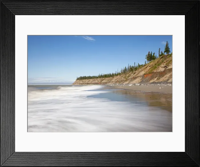 Framed Print : Surf on the beach of Kenai on the Kenai Peninsula, Cook Inlet, Alaska, USA Framed Print : Surf on the beach of Kenai on the Kenai Peninsula, Cook Inlet, Alaska, USA