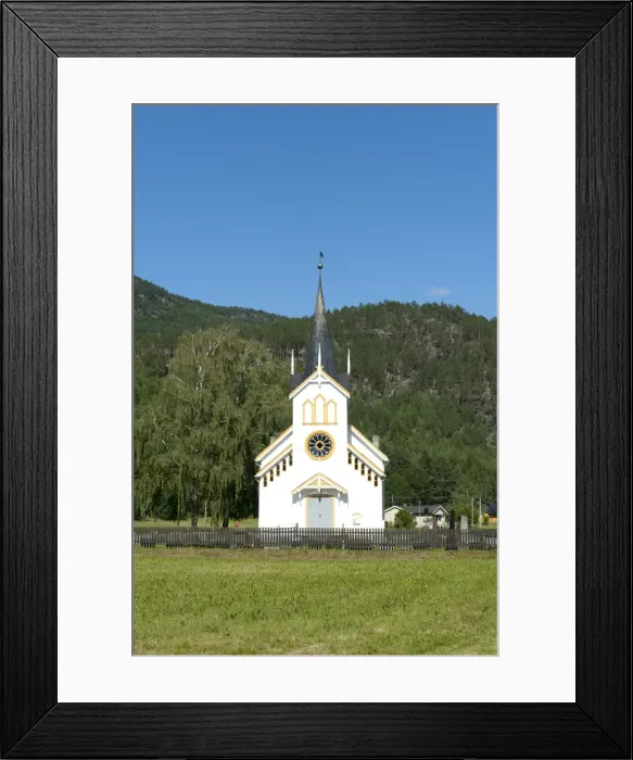 Framed Print : White wooden church, Vradal Kirke, Vradal, Telemark, Norway, Scandinavia, Northern Europe, Europe Framed Print : White wooden church, Vradal Kirke, Vradal, Telemark, Norway, Scandinavia, Northern Europe, Europe