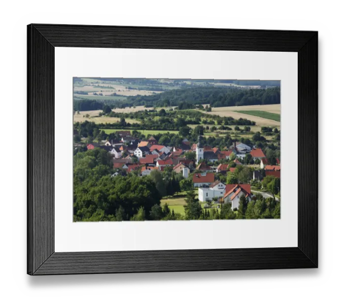 Framed Print : Gunzendorf, view from Senftenberg, municipality of Buttenheim, Little Switzerland, Upper Franconia, Franconia, Bavaria, Germany, Europe, PublicGround Framed Print : Gunzendorf, view from Senftenberg, municipality of Buttenheim, Little Switzerland, Upper Franconia, Franconia, Bavaria, Germany, Europe, PublicGround