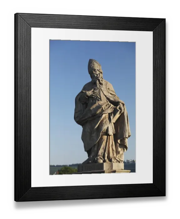Framed Print : Statue of St. Frederick, Alte Mainbruecke bridge, Wuerzburg, Lower Franconia, Franconia, Bavaria, Germany, Europe, PublicGround Framed Print : Statue of St. Frederick, Alte Mainbruecke bridge, Wuerzburg, Lower Franconia, Franconia, Bavaria, Germany, Europe, PublicGround