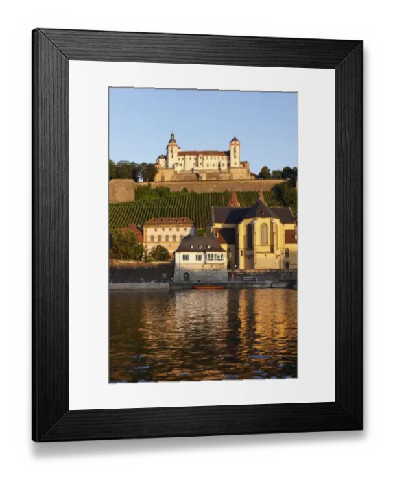 Framed Print : Fortress Marienberg, Church of St. Burkard, Main River, Wuerzburg, Lower Franconia, Franconia, Bavaria, Germany, Europe, PublicGround Framed Print : Fortress Marienberg, Church of St. Burkard, Main River, Wuerzburg, Lower Franconia, Franconia, Bavaria, Germany, Europe, PublicGround