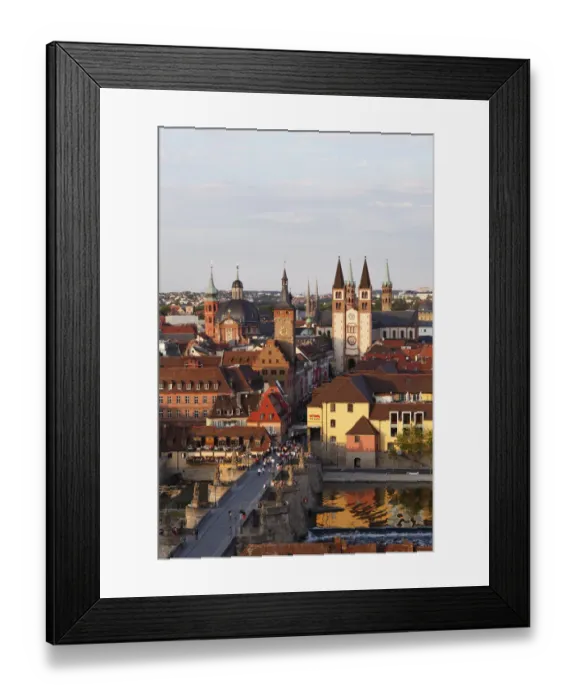 Framed Print : Main River, Old Main Bridge, Cathedral, Wuerzburg, Lower Franconia, Franconia, Bavaria, Germany, Europe, PublicGround Framed Print : Main River, Old Main Bridge, Cathedral, Wuerzburg, Lower Franconia, Franconia, Bavaria, Germany, Europe, PublicGround