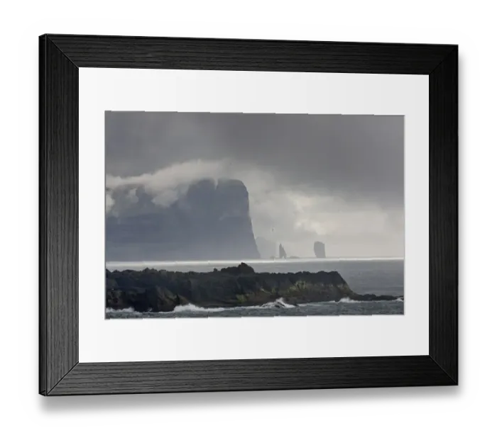 Framed Print : View from the ferry Norroena to the Faroe Islands, Denmark, Europe Framed Print : View from the ferry Norroena to the Faroe Islands, Denmark, Europe