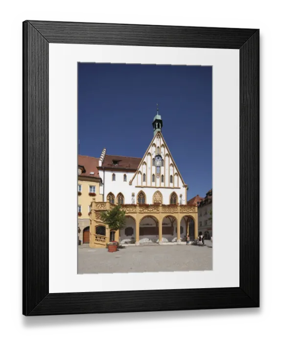 Framed Print : Gothic town hall, Amberg, Upper Palatinate, Bavaria, Germany, Europe, PublicGround Framed Print : Gothic town hall, Amberg, Upper Palatinate, Bavaria, Germany, Europe, PublicGround