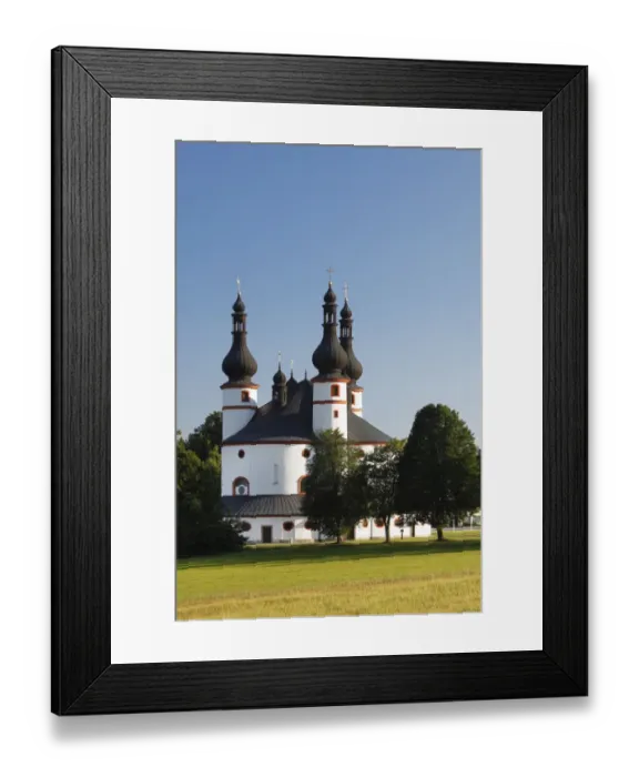Framed Print : Dreifaltigkeitskirche Kappl, Chapel of the Trinity, Waldsassen, Upper Palatinate, Bavaria, Germany, Europe, PublicGround Framed Print : Dreifaltigkeitskirche Kappl, Chapel of the Trinity, Waldsassen, Upper Palatinate, Bavaria, Germany, Europe, PublicGround