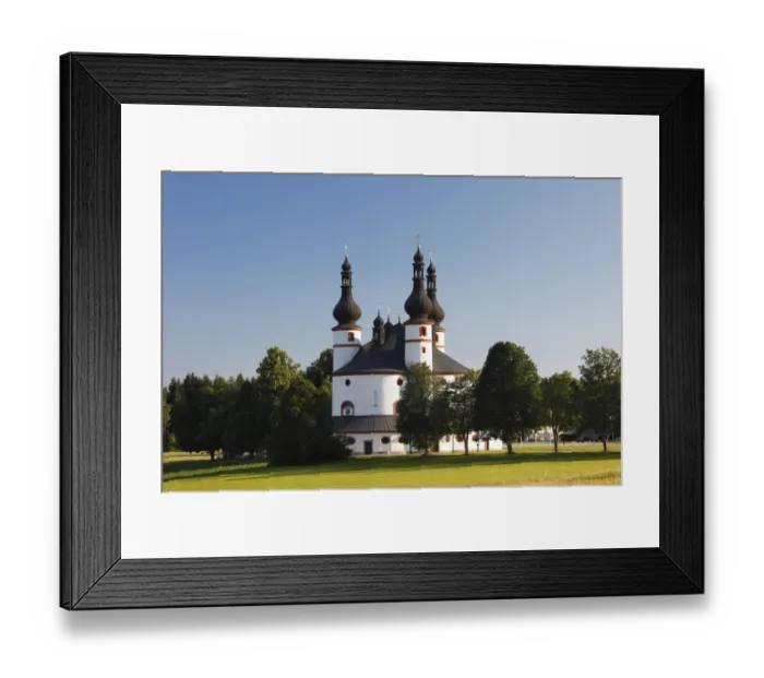 Framed Print : Dreifaltigkeitskirche Kappl, Chapel of the Trinity, Waldsassen, Upper Palatinate, Bavaria, Germany, Europe, PublicGround Framed Print : Dreifaltigkeitskirche Kappl, Chapel of the Trinity, Waldsassen, Upper Palatinate, Bavaria, Germany, Europe, PublicGround