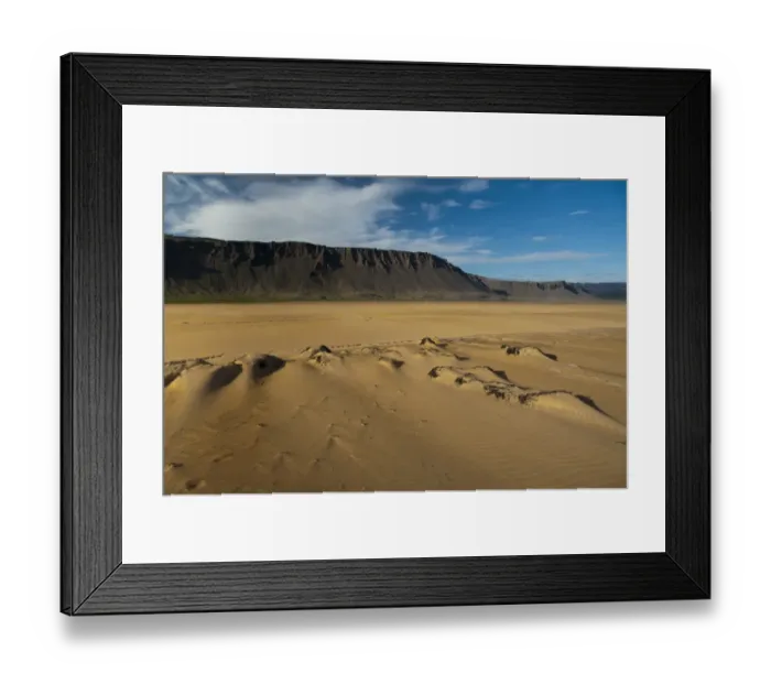 Framed Print : Sandsfjoell mountains, Rauoisandur, Rauoisandur beach, Westfjords, Iceland, Europe Framed Print : Sandsfjoell mountains, Rauoisandur, Rauoisandur beach, Westfjords, Iceland, Europe