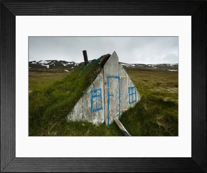 Framed Print : Smokeshack, Austurland, Eastern Iceland, Iceland, Europe