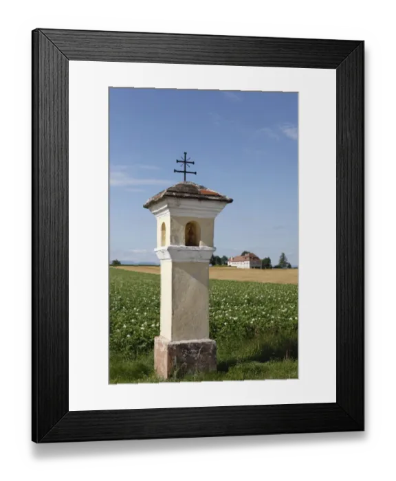 Framed Print : Roadside shrine near Herzogenburg, Mostviertel, Must Quarter, Lower Austria, Austria, PublicGround Framed Print : Roadside shrine near Herzogenburg, Mostviertel, Must Quarter, Lower Austria, Austria, PublicGround