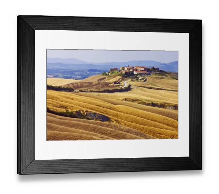 Framed Print : Small village of Mucigliani, Tuscany, Italy, Europe Framed Print : Small village of Mucigliani, Tuscany, Italy, Europe