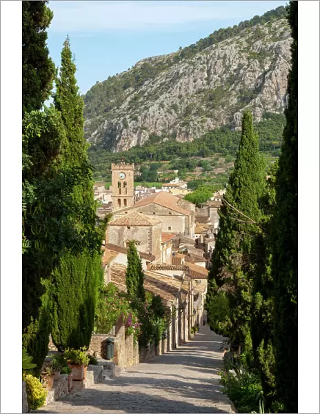 Steps to Calvary, Pollenca, Majorca, Balearic Islands, Spain