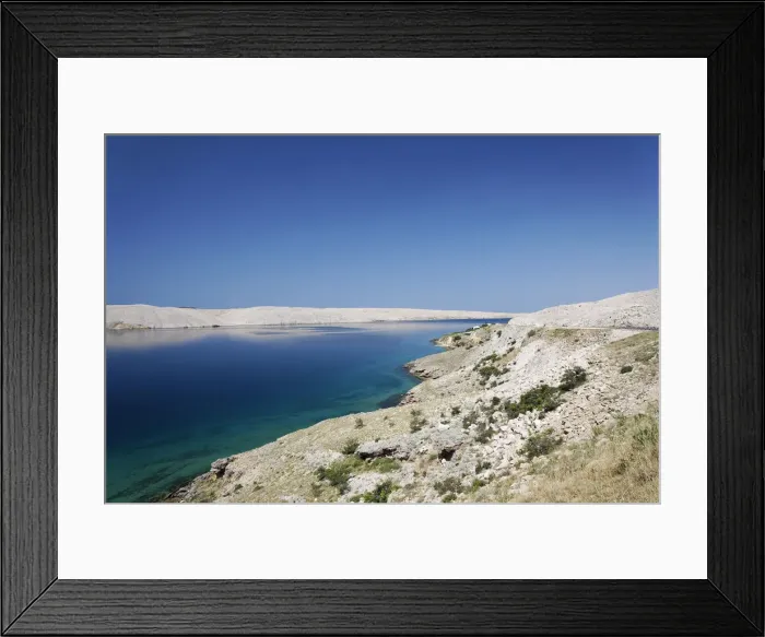Framed Print : Barren landscape of Pag island, Zadar, Croatia, Dalmatia, Europe Framed Print : Barren landscape of Pag island, Zadar, Croatia, Dalmatia, Europe