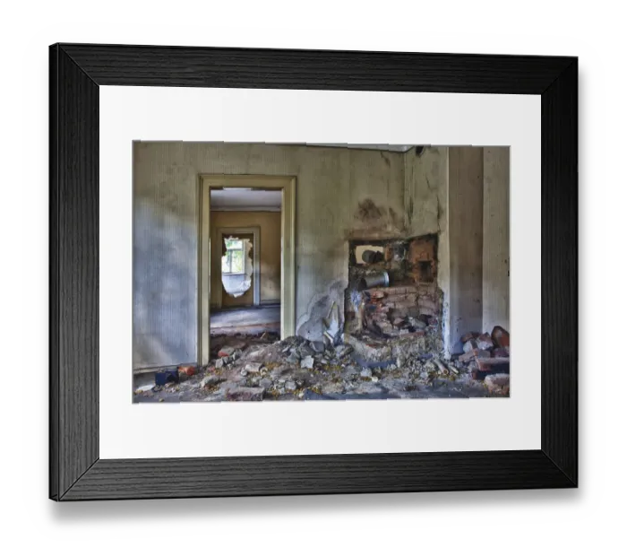 Framed Print : Ruined house before demolition, Laupheim, Baden-Wuerttemberg, Germany, Europe Framed Print : Ruined house before demolition, Laupheim, Baden-Wuerttemberg, Germany, Europe