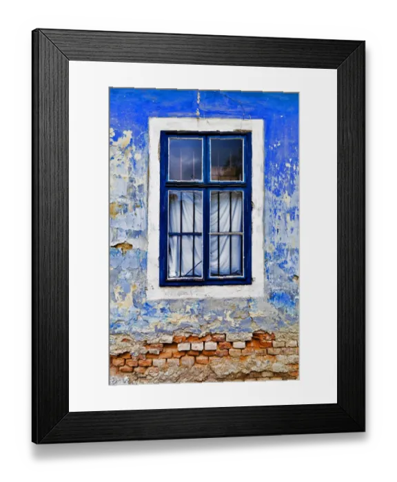 Framed Print : Window, facade with flaking paint, Krems, Lower Austria, Austria, Europe Framed Print : Window, facade with flaking paint, Krems, Lower Austria, Austria, Europe