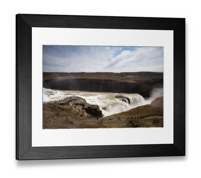 Framed Print : Gullfoss waterfall, Golden Circle, southern Iceland, Iceland, Europe Framed Print : Gullfoss waterfall, Golden Circle, southern Iceland, Iceland, Europe