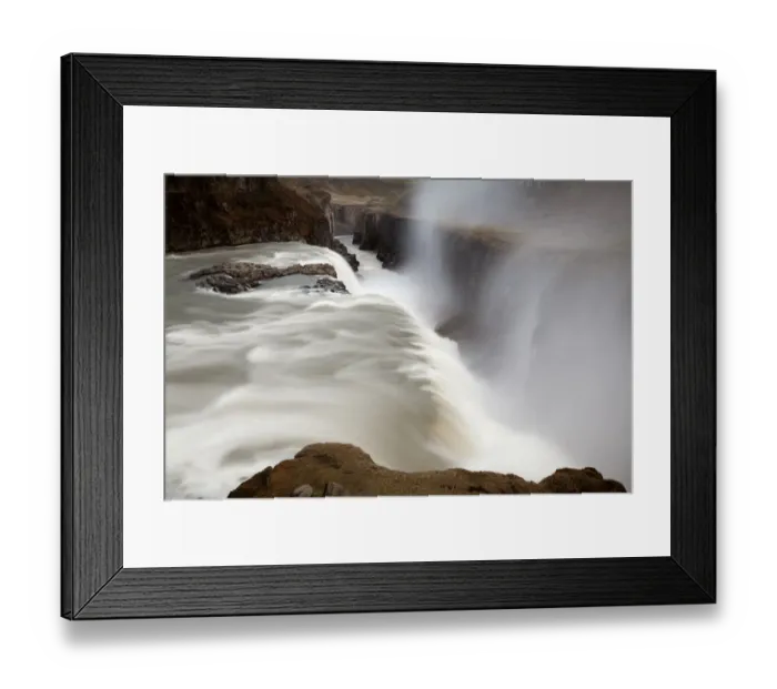 Framed Print : Gullfoss waterfall, Golden Circle, South Iceland, Iceland, Europe Framed Print : Gullfoss waterfall, Golden Circle, South Iceland, Iceland, Europe