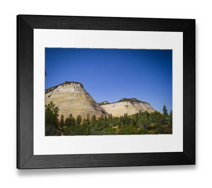 Framed Print : Checkerboard Mesa, Zion National Park, Utah, USA Framed Print : Checkerboard Mesa, Zion National Park, Utah, USA