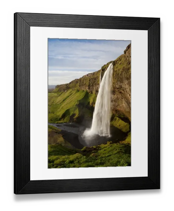 Framed Print : Seljalandsfoss waterfall, Porsmoerk, South Iceland, Iceland, Europe Framed Print : Seljalandsfoss waterfall, Porsmoerk, South Iceland, Iceland, Europe