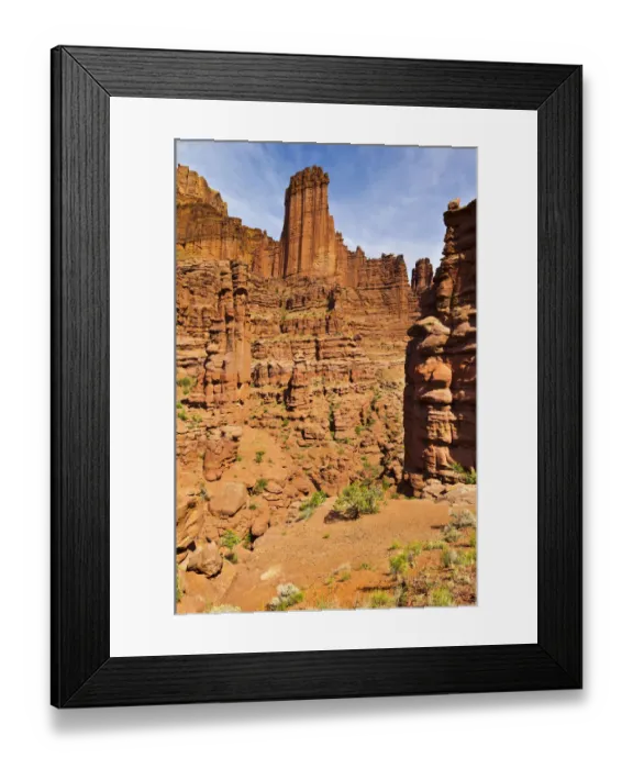 Framed Print : Fisher Towers, Scenic Route 128, Utah, USA Framed Print : Fisher Towers, Scenic Route 128, Utah, USA