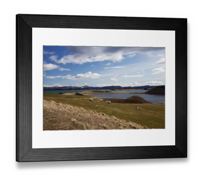 Framed Print : Pseudo crater in a lake, Skutustadir, Myvatn, northern Iceland, Iceland, Europe Framed Print : Pseudo crater in a lake, Skutustadir, Myvatn, northern Iceland, Iceland, Europe