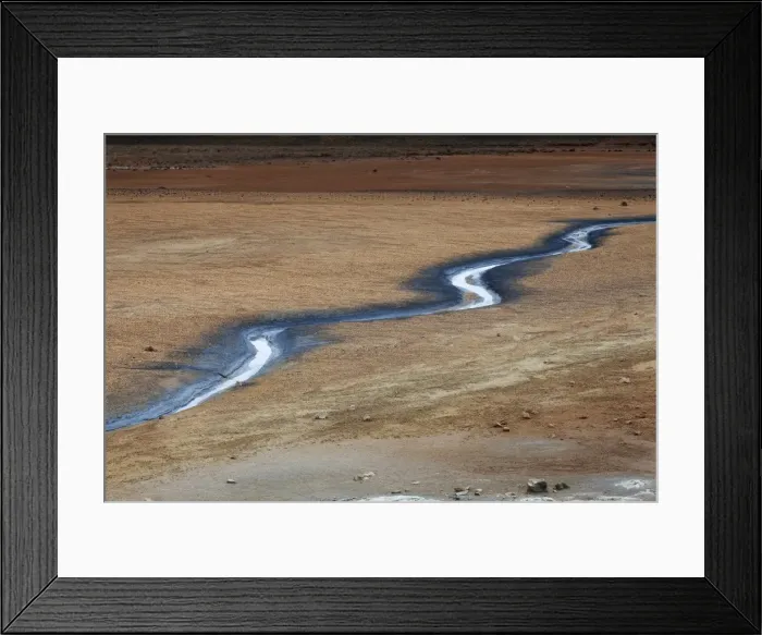 Framed Print : Hverir solfatara field, Reykjahilid, Myvatn, northern Iceland, Iceland, Europe
