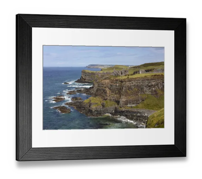 Framed Print : Dunluce Castle, Antrim Coast, County Antrim, Northern Ireland, Great Britain, Europe Framed Print : Dunluce Castle, Antrim Coast, County Antrim, Northern Ireland, Great Britain, Europe