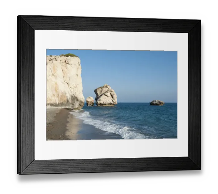 Framed Print : Aphrodites Rock, Petra tou Romiou, birthplace of the goddess Aphrodite, Greek mythology, white rocks on the beach, eastern Mediterranean sea, Cyprus, Europe Framed Print : Aphrodites Rock, Petra tou Romiou, birthplace of the goddess Aphrodite, Greek mythology, white rocks on the beach, eastern Mediterranean sea, Cyprus, Europe