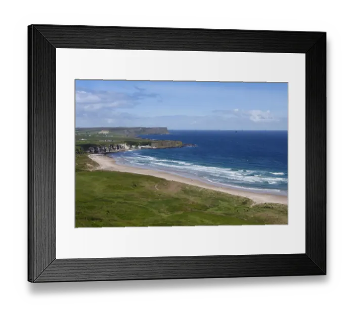 Framed Print : White Park Bay or Whitepark Bay with Portbradden, Antrim Coast, County Antrim, Northern Ireland, United Kingdom, Europe Framed Print : White Park Bay or Whitepark Bay with Portbradden, Antrim Coast, County Antrim, Northern Ireland, United Kingdom, Europe