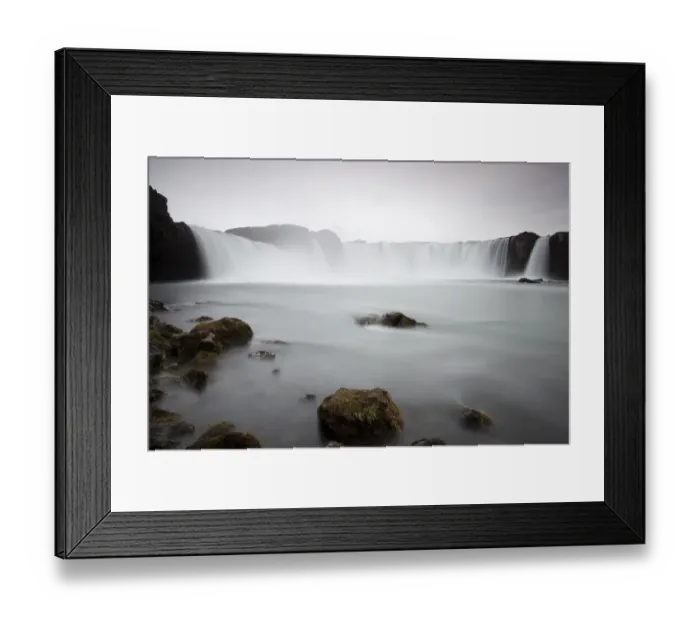 Framed Print : Godafoss waterfall, Fossholl, northern Iceland, Iceland, Europe Framed Print : Godafoss waterfall, Fossholl, northern Iceland, Iceland, Europe