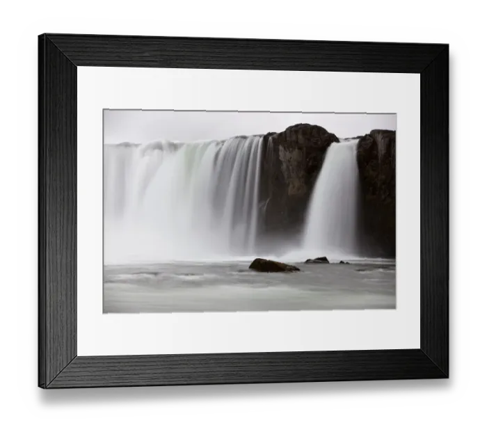 Framed Print : Godafoss waterfall, Fossholl, northern Iceland, Iceland, Europe Framed Print : Godafoss waterfall, Fossholl, northern Iceland, Iceland, Europe