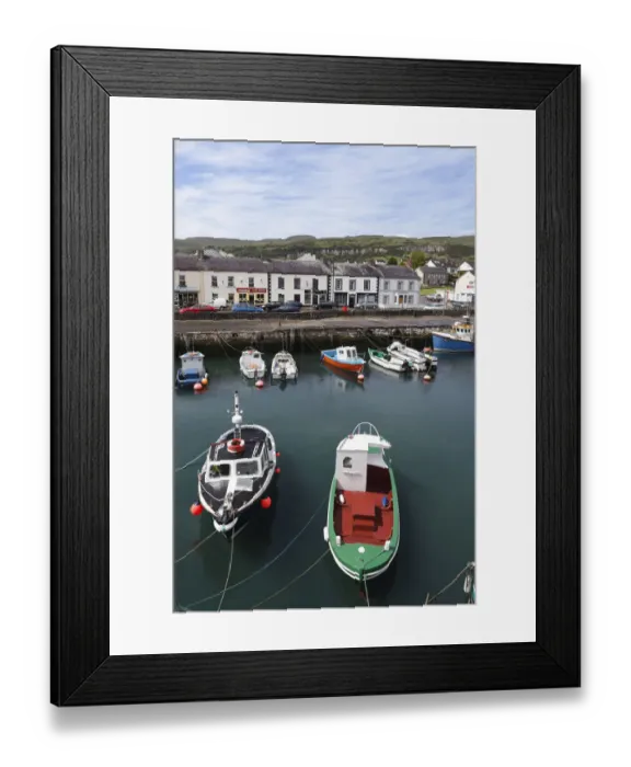 Framed Print : Fishing port in Carnlough, County Antrim, Northern Ireland, Great Britain, Europe, PublicGround Framed Print : Fishing port in Carnlough, County Antrim, Northern Ireland, Great Britain, Europe, PublicGround